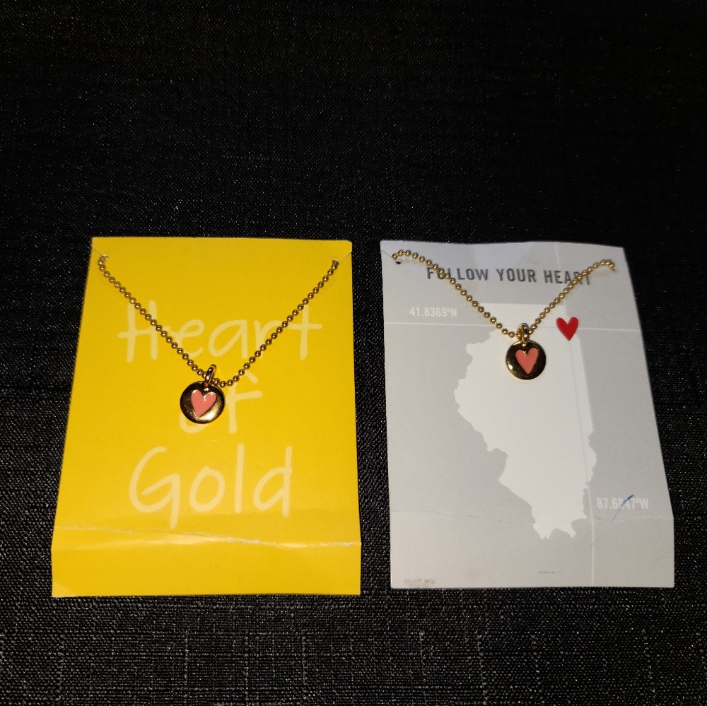 Whitney Howard Designs Heart Necklace pair